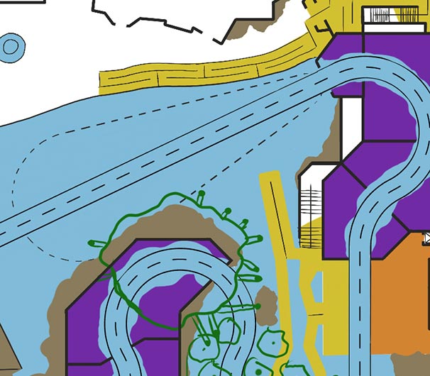 Flume Ride Layout